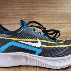 Nike Zoom Fly 4 Black Blue Yellow Road CT2392-003 Running Shoes Men's Size 6.5